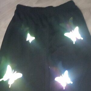 Reflective Butterfly Sweatpants